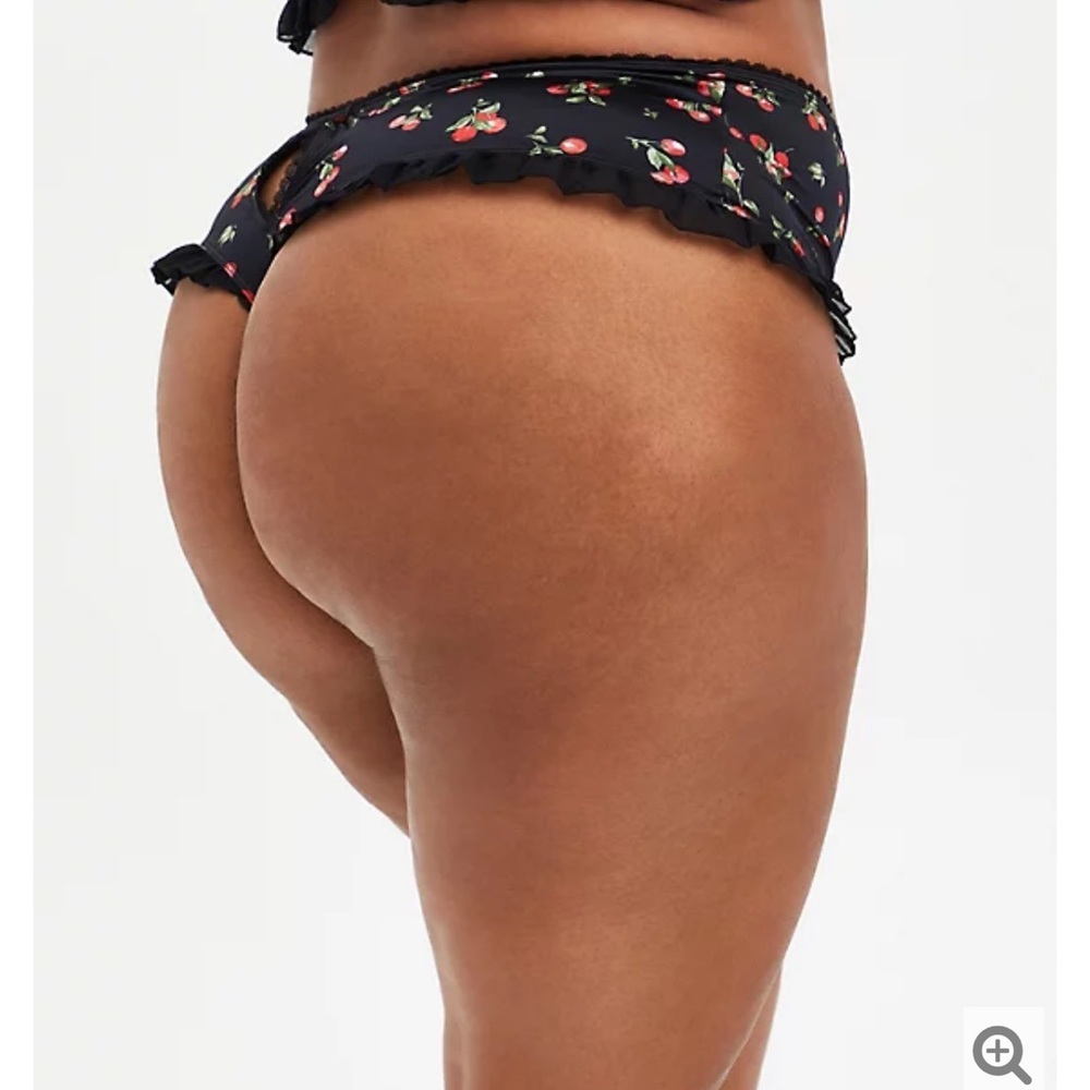 Torrid Black Cherries Bralette & Panty Set - Picture 8 of 8